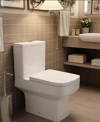 Didmeninė prekyba sujungtu tualetu be krašto